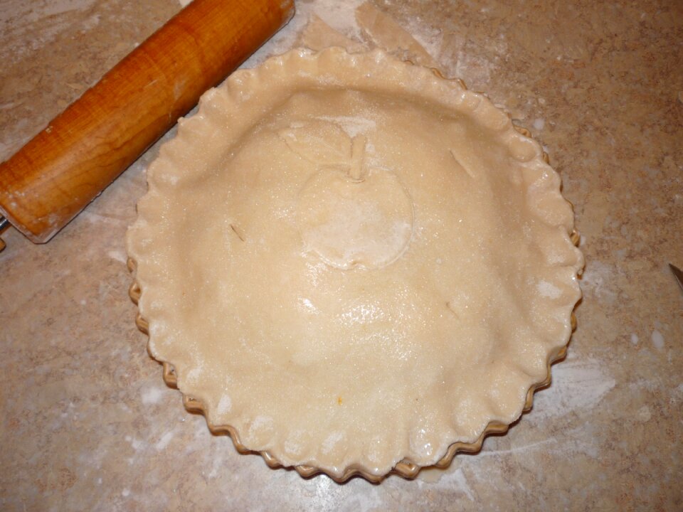 Pastry brown apple