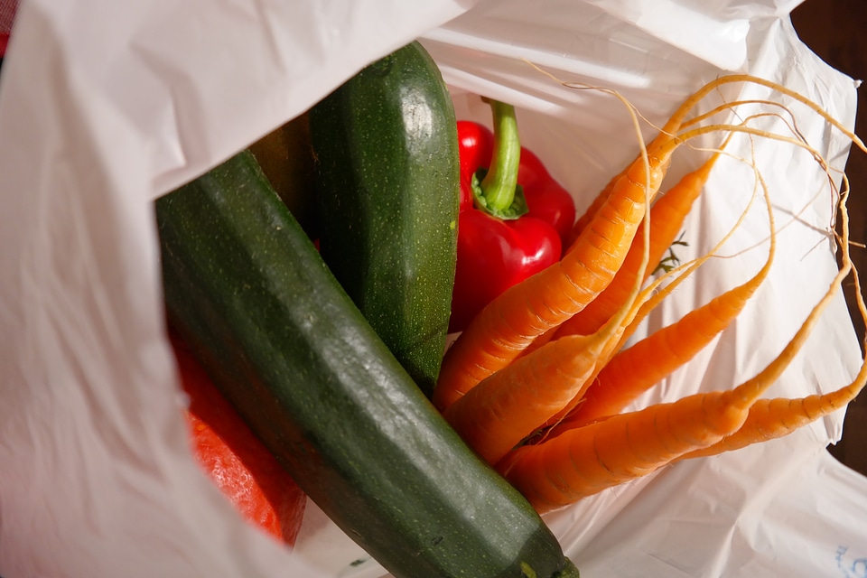 Zucchini carrots paprika