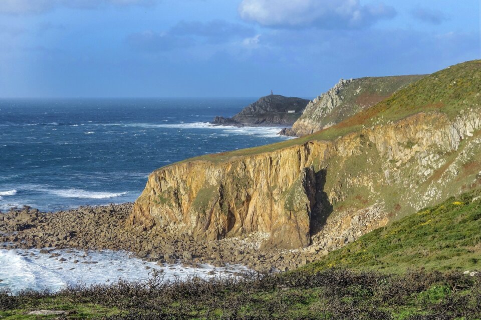 Rugged landscape ocean cape
