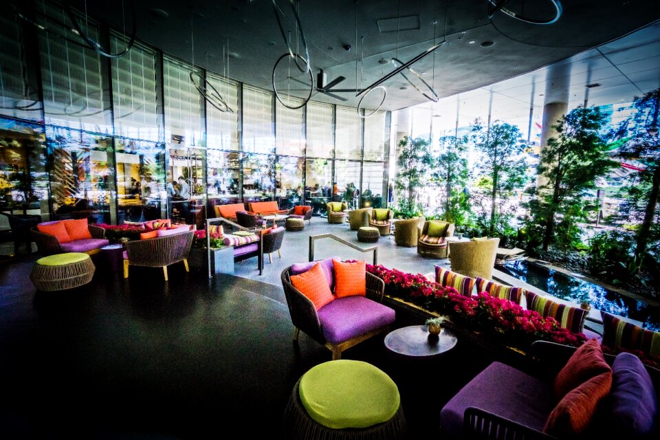Interior luxury hotel furniture design