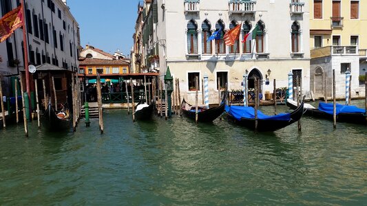 Venice canals italy photo