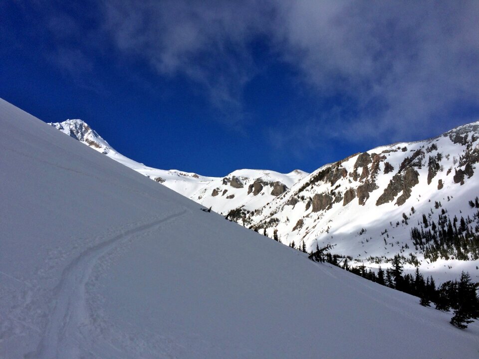 Winter hiking sport