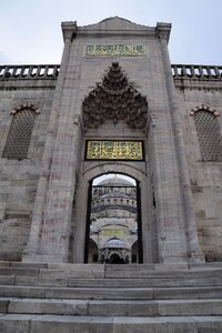 Architecture gray mosque