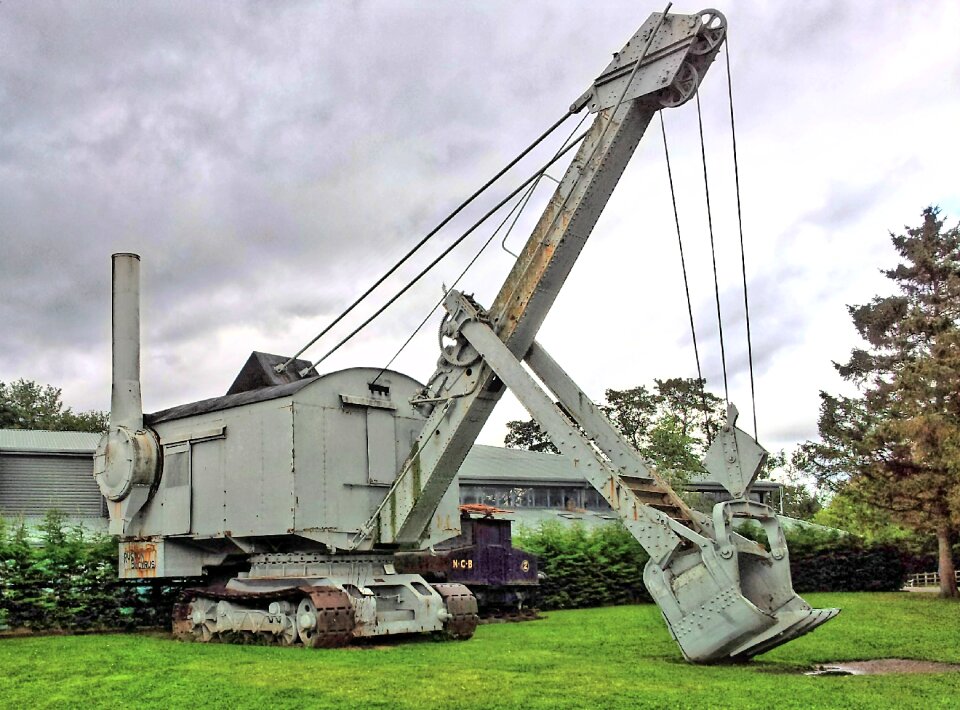Vintage excavator