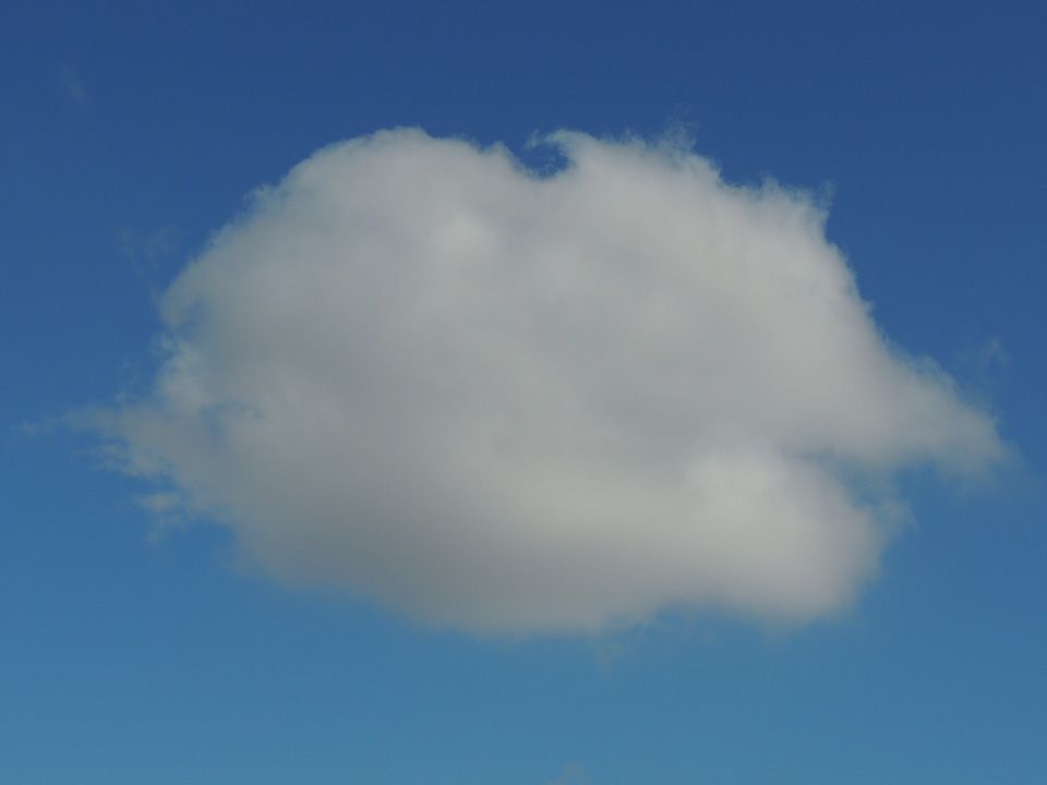 Sky cloud blue