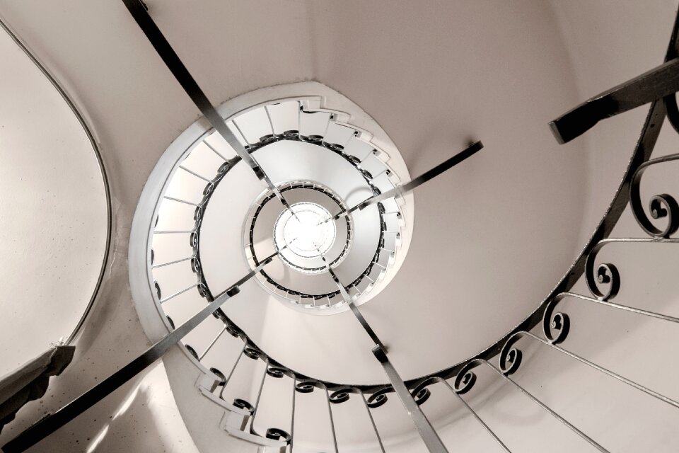 Indoors stairway stairs