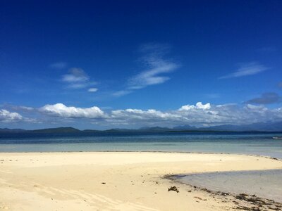 Beach island blue