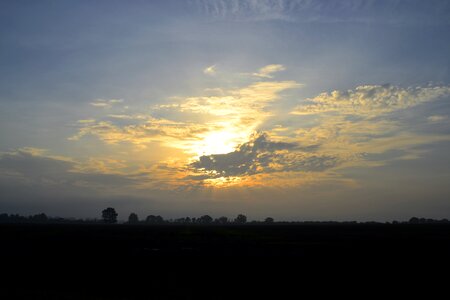 Sunset abendstimmung clouds