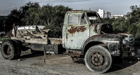 Rusted weathered forgotten photo