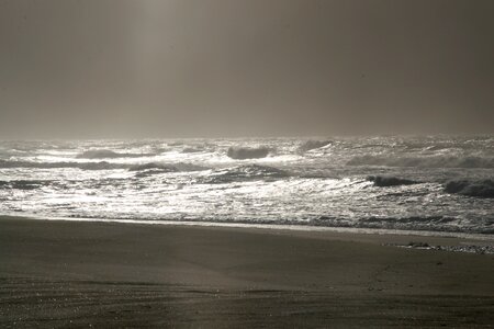 Beach contrast galicia