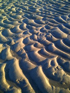 Sand games beach footprint photo