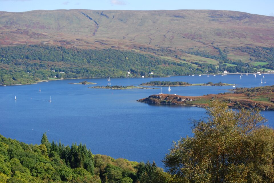 Of clyde narrow sea channel scotland