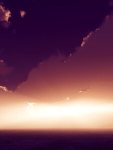 Clouds water blue