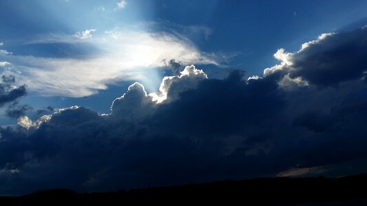 Storm clouds sky nature