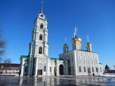 Golden domes showplace architecture photo