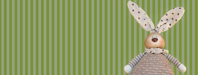Easter bunny pattern stripes
