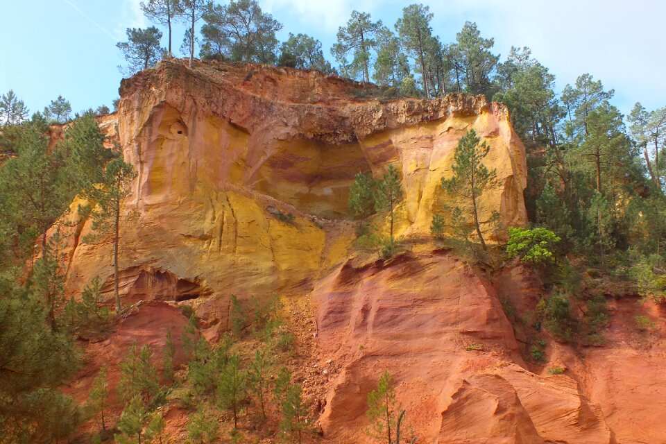 France roussillon yellow soil