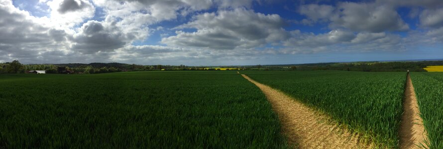 Landscape mecklenburg sky
