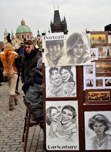 Image cartoon tourists