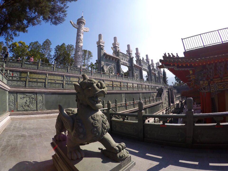 The temple of guan yu ancient religious