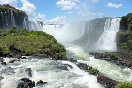 Waterfall mouth iguaçu brazil photo