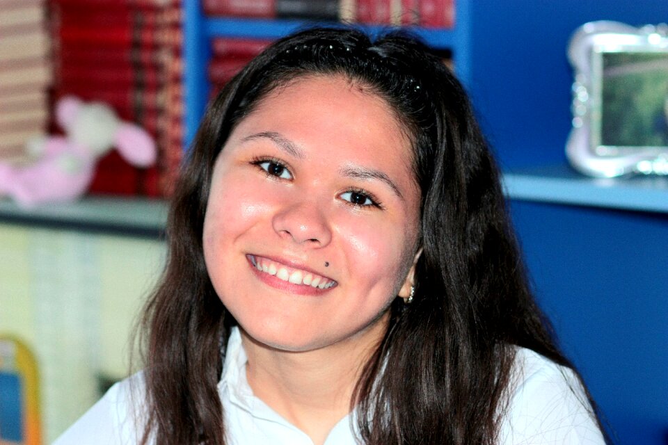 Black hair beauty smile