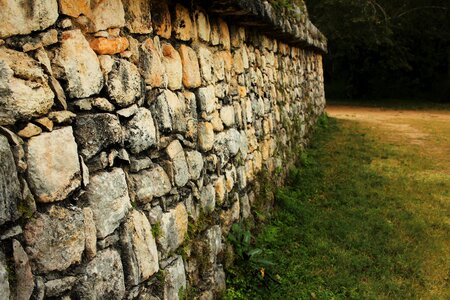 Forest archaeological temple