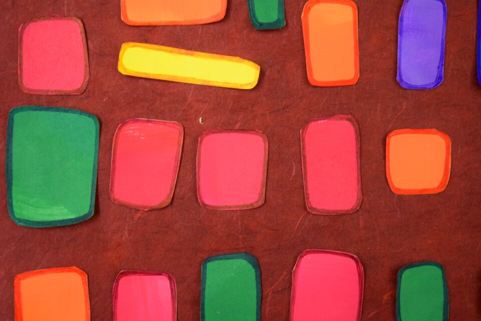 Paper red paper red pattern