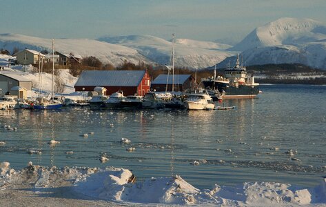 Tromso fjord port