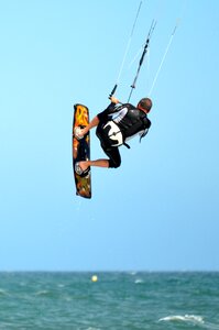 Sport sea kite surf photo