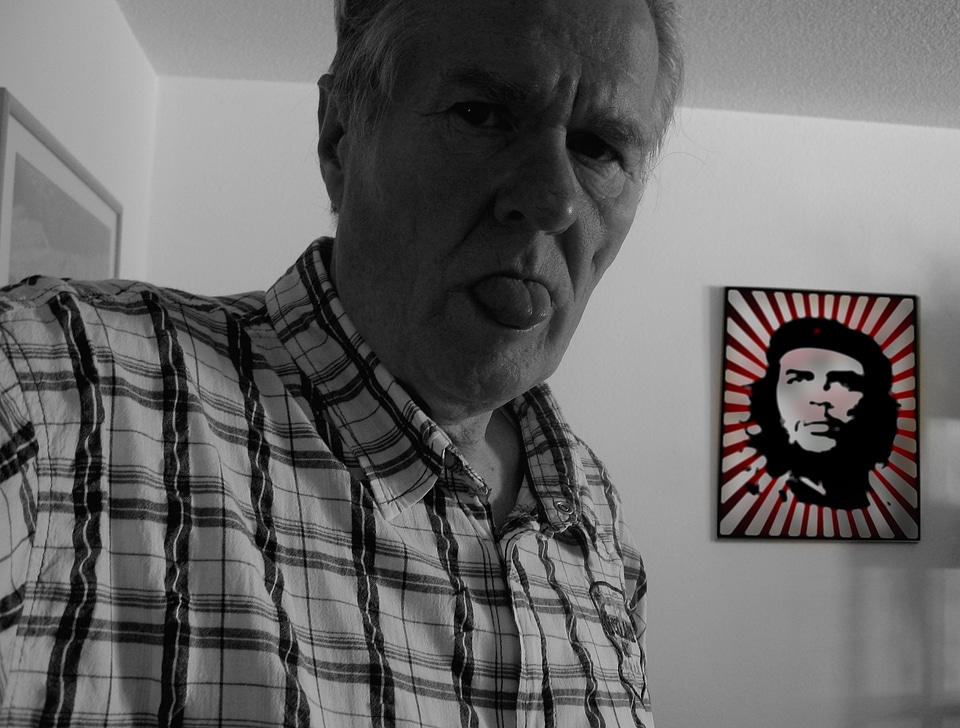Pensioners tongue stick out tongue