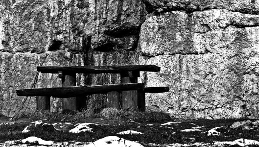 Valley będkowska bench rock