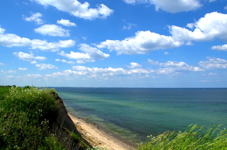 Rock steep slope landscape photo