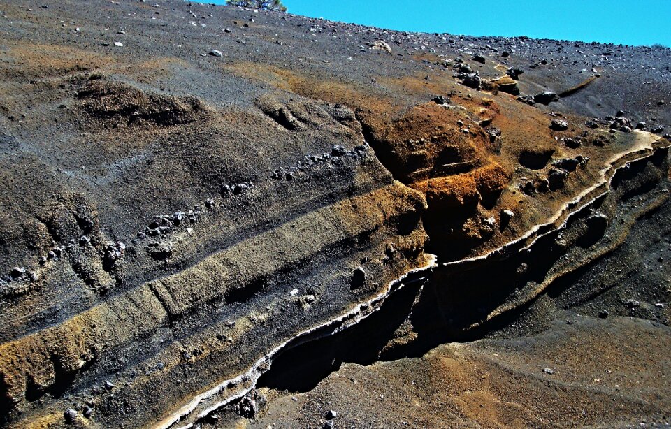 Colorful national park teide tenerife photo