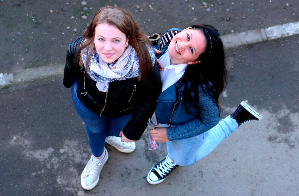 Friendship smile beauty