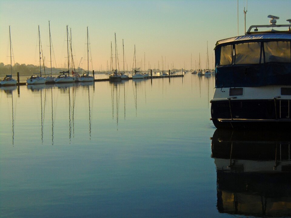 Landscape river water photo