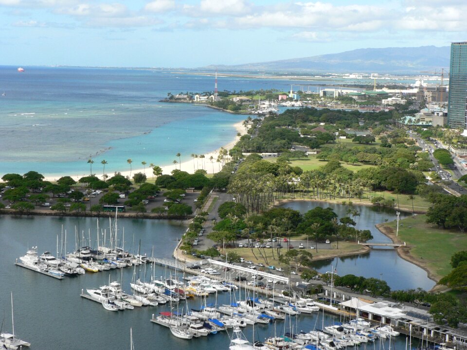 Harbor oahu ocean photo