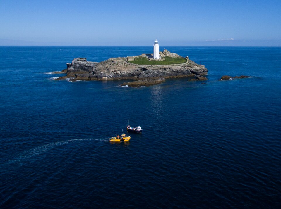 Boats coastal cornwall