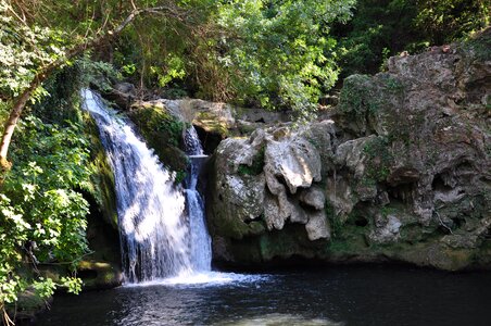 Waterfall green nature
