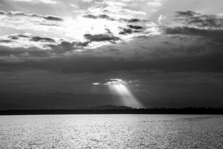 Lake clouds cloudy photo