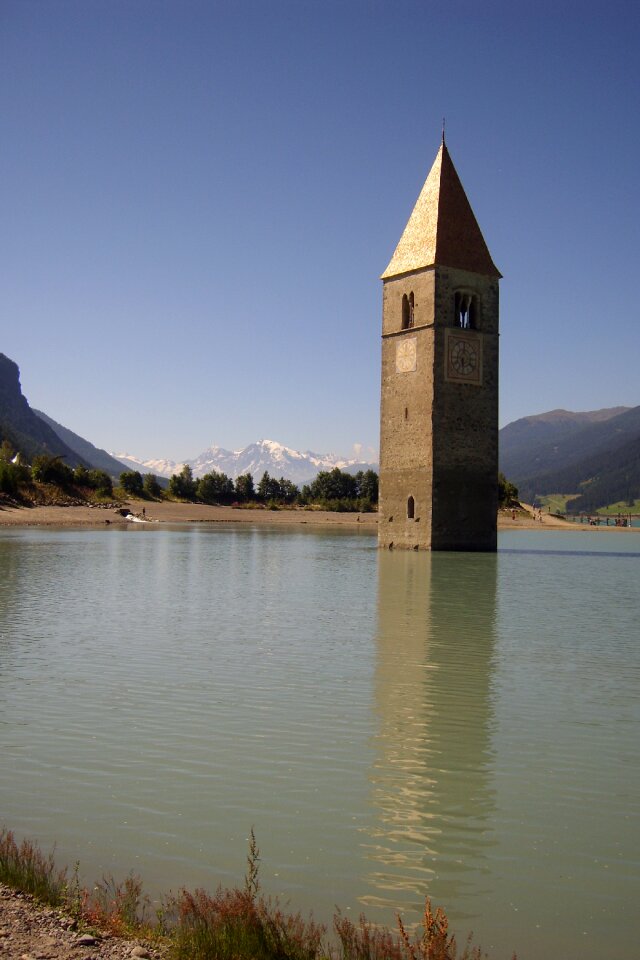 Lake south tyrol mountains