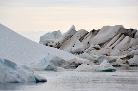 Icefjord disco bay greenland photo