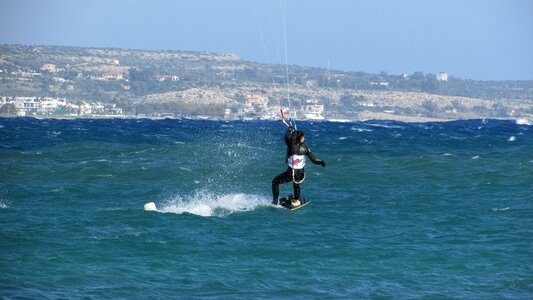 Sport extreme wind photo