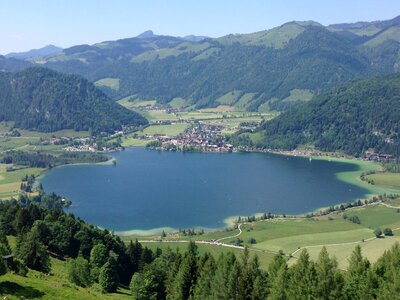 Mountains alpine landscape photo