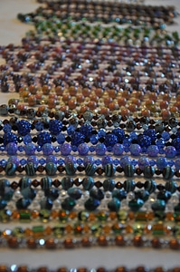 Beads stones connected
