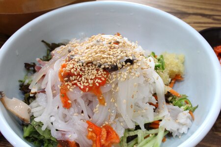 Korea food squid
