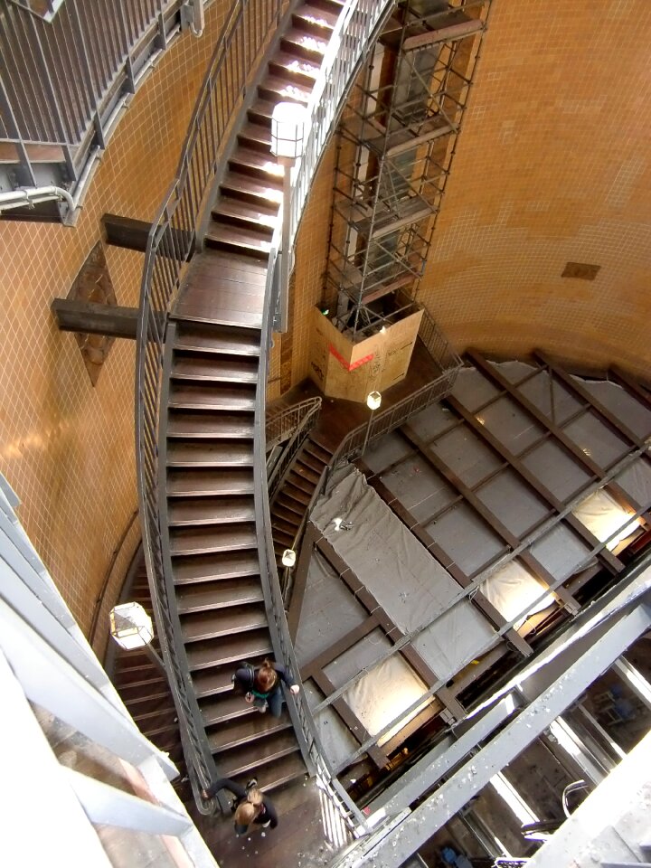 Stairs historic building hamburg