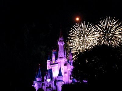 Fireworks black world