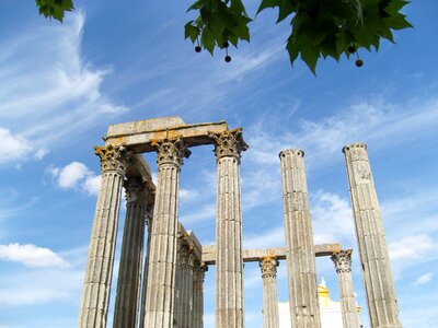 Columnar romans corinthian columns photo