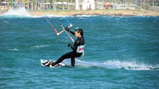 Sport extreme wind photo